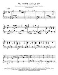 My Heart Will Go On Titanic Theme Piano Solo By Celine Dion Digital Sheet Music For Download Print H0 229623 18446 Sheet Music Plus