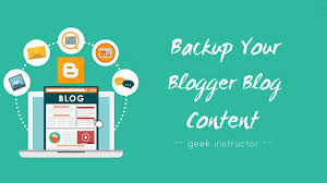 How to Backup Blogger Posts, Pages and Comments
