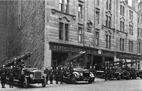 Fire Station King Edward Street Perth C 1920 S Perth Scotland Fire Station Perth