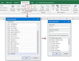How To Unprotect Multiple Worksheets At Once In Excel