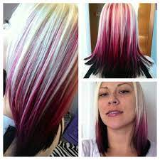 I Used To Have This Though It Was More Block Colours And Less Blended So Much Fun Hair Color For Black Hair Hair Color Pink Red Blonde Hair