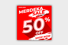 Download Merdeka Sale Banner Design Vector Graphic By Fatrin99art Creative Fabrica SVG Cut Files