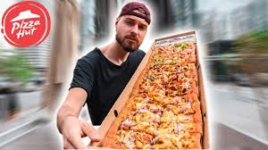 Availability of fried wingstreet® products and flavors varies by pizza hut® location. Pizza Hut 1 Meter Pizza Challenge Dubai Youtube