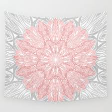 Get it as soon as wed, feb 17. Mandala In Grey And Pink Wall Tapestry By Magic Dreams Tapestry Wall Tapestry Grey Tapestry
