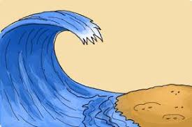 This causes more attention to the ocean rather then the sky. How To Draw Waves Step By Step Easy Drawings For Kids Drawingnow