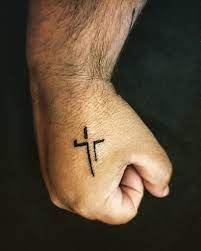 Some people prefer their cross tattoos clean with solid edges. Top 69 Best Small Cross Tattoo Ideas 2021 Inspiration Guide