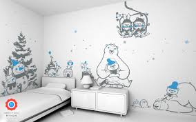 Pick your favourite or combine a few. Arctic Animal Wall Stickers Snow Wall Decor For Kids Room Or Nursery