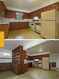 This project was a 6,800 square foot addition to a 1950s ranch home and it's loaded with character. Before After A 1950s Ranch Kitchen Gets Its First Makeover In 60 Years Ranch Kitchen Remodel Ranch House Remodel Ranch Home Remodel