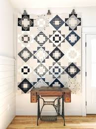 Meadowland Quilt Pattern Pdf Black And White Quilts Farmhouse Quilts Neutral Quilt
