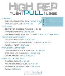 Training Live Fit Love Food Push Workout Weight Training Workouts Pull Day Workout