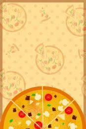 hand drawn cartoon pizza fast food comida ocidental food festival entrega de pizza