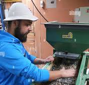 Coffee bean sorting machine, El Trapiche (Sugar Mill) farm ...
