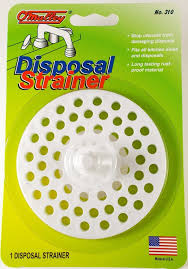 garbage disposal and sink strainer