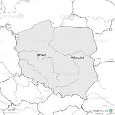 Poznań von mapcarta, die freie karte. Poznan Von Margaris Landkarte Fur Polen
