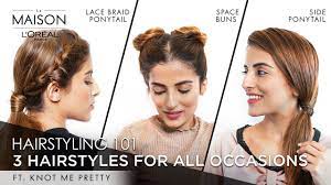 If you are using mobile phone, you could also use menu drawer from browser. 3 Hairstyles For All Occasions Ft Knot Me Pretty Hairstyles For Video Calls L Oreal Paris Youtube