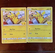Pokemon Mcdonalds Meal Time Pikachu Non Holo 25th Anniversary Lot Of 2 |  eBay
