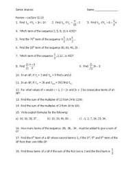 Learn arithmetic and geometric sequences multiple choice questions and answers (mcqs), arithmetic sequence quiz questions and answers for online practice multiple choice questions on arithmetic sequence, objective type testing worksheets about learning arithmetic and geometric. Geometric Sequence Lesson Plans Worksheets Lesson Planet
