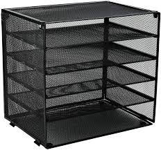 Alibaba.com offers 2,343 mesh paper organizer products. Amazon Com Clatina 5 Tier Desk File Organizer With Metal Mesh Paper Letter Trays For Home Office Office Products