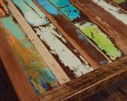 Reserved For Felisha S Balance Due Pink And Turquoise Etsy Painted Coffee Tables Reclaimed Wood Dining Table Painting