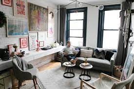 This Instagrammer S 500 Square Foot Apartment Has All Kinds Of Smart Small Space Ideas Apartment Therapy Small Room Design Dining Room Small Apartment Living Room