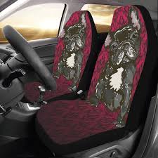 Amazon Com Artsadd Wolf Car Seat Covers Set Of 2 Best Automobile Seats Protector Artsadd Car Seat Cover Sets Seat Protector Carseat Cover