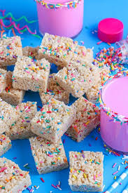 Birthday Cake Rice Krispie Treats Near Me Cake Batter Rice Krispie Treats Recipe No Bake Sweets In 2020 Krispie Treats Recipe Rice Krispy Treats Recipe Rice Krispies