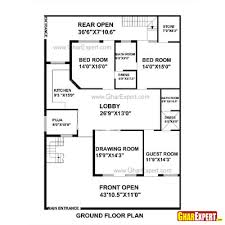 30 x 40 house plans. Pent House Plan For 50 Feet By 60 Feet Plot Plot Size 333 Square Yards Gharexpert Com