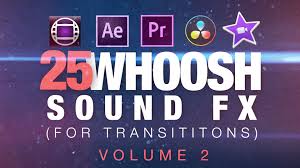 Video Sound Effects 25 Whoosh Sfx For Transitions Pack Etsy Free Video Editing Software Video Editing Software Video Editing