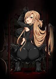 open mouth, restrained, sword art online, asuna (sao), bodysuit - Anime R34