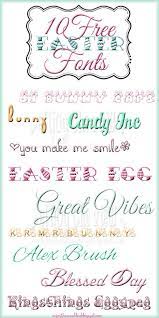Archive of freely downloadable fonts. 10 Free Easter Fonts Enjoy The View Easter Fonts Free Font Holiday Fonts
