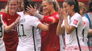 Ali krieger, left, dances with her wife ashlyn harris following their wedding in miami, fla. Ali Krieger Ashlyn Harris Krashlyn Tu Me Cambiaste La Vida Youtube
