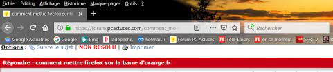 Cliquez sur le bouton général représenté par une icône d'interrupteur dans le menu supérieur. Comment Mettre Firefox Sur La Barre D Orange Fr