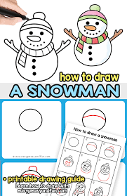 See more ideas about christmas art, snowman, snowman painting. How To Draw A Snowman Step By Step Drawing Guide Easy Peasy And Fun