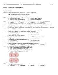The nature of mitosis and meiosis worksheet answer key in learning. Meiosis Multiple Choice Test By Liz Miller Teachers Pay Teachers