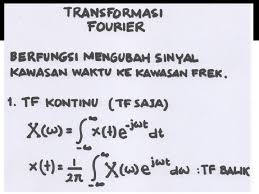 Transformasi fourier, sebagaimana namanya, ditemukan oleh joseph fourier. Alihragam Transformasi Fourier Dr R Rizal Isnanto S