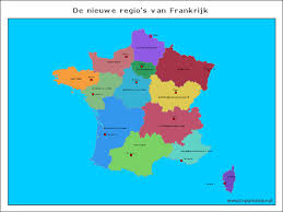 Alle departementen en regios (kaart) woensdag 2 februari 2011 , door hanjo. Topografie De Nieuwe Regio S Van Frankrijk Www Topomania Net