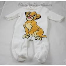 Pyjama Velours Lion Simba Disney Baby Le Roi Lion Dors Bien Velours Bebe 3 Mois Le Roi Lion Pyjama Disney Vetements Pour Bebes