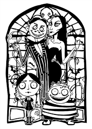 Get inspired by our community of talented artists. Coloring Book Addams Family Coloring Pages