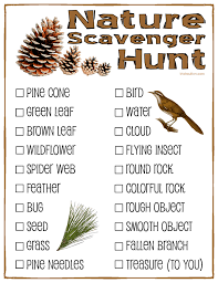 Nature Scavenger Hunt Free Printable For Kids By Trish Sutton Nature Scavenger Hunts Camping Crafts Camping Games
