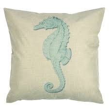 Hippocampus comes from the ancient greek hippokampos. Luxbon Set Of 4 Pcs Nautical Themed Seaside Durable Cotton Linen Light Green Seahorse Coral Starfish Seaweed Throw Pillow Case Home Decor Cushion Cover 18x18 45x45cm Home Pillow Covers