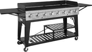 One of the top reasons why a lot of people choose a gas grill over a charcoal powered grills is because of the best 2 burner propane grill under $100. Amazon Com Royal Gourmet Gb8000 8 Burner Liquid Propane Event Gas Grill Bbq Picnic Or Camping Outdoor Black Garden Outdoor