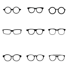 Unicorn Hipster Use Glasses Rainbow Hair Full Colour Very Cute Face Artwork Editable Layers Vector Black Optical Animal Png And Vector With Transparent Backg Hipster Icons Icon Set Vector Icon Set