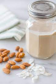 3 Homemade Almond Milk Creamers To Add To Your Next Cup Of Coffee Recipe Almond Milk Creamer Almond Milk Coffee Homemade Almond Milk