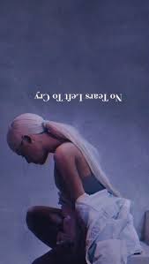 Ariana Grande No Tears Left To Cry Album Art Pin On Ariana Grande Butera