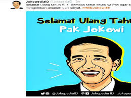 Semoga engkau bisa selalu menjadi istri serta selamat ulang tahun, imamku. Jokowi Ulang Tahun Ke 55 Netizen Banjir Kirimkan Gambar Lucu Citizen6 Liputan6 Com