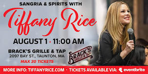 Sangria and Spirits with Tiffany Rice