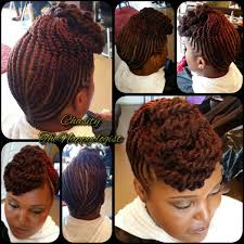 This marley braids style brings a great change for everyday casual hairstyles. Braided Updo With Marley Hair Novocom Top