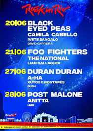 Rock in rio is a recurring music festival originating in rio de janeiro, brazil. Foo Fighters Liam Gallagher Y Black Eyed Peas Conciertos Del Rock In Rio Lisboa 2021 La Ganzua
