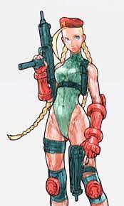 Anime Picture Search Engine 90s Ahoge Beret Blonde Hair Blue Eyes Braid Cammy White Cannon Spi Street Fighter Art Street Fighter Cammy Street Fighter Fanart