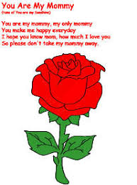 Don't be afraid to sing it to her, either! You Are My Mommy Song Preschool Mothers Day Songs Mothers Day Songs Mothers Day Poems